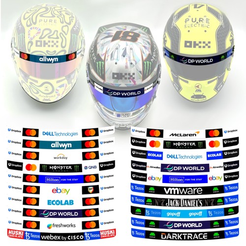 Adesivo striscia visiera mini