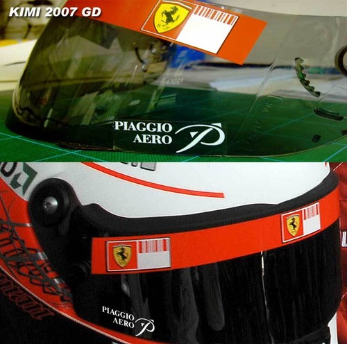 Striscia visiera casco crash