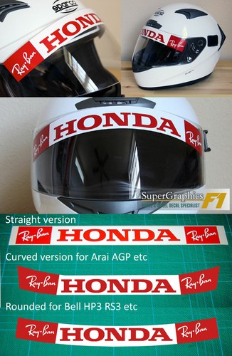 Adesivo visiera casco honda - adesivo,
